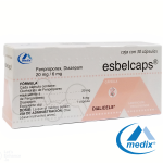 Esbelcaps Fenproporex and Diazepam 20/6 mg 30 Caps