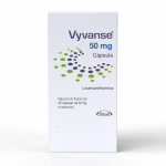 Vyvanse® (Lisdexamfetamine Dimesylate) 50 mg 28 Caps
