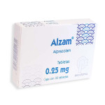 Alzam Alprazolam 0.25 mg 30 Tabs