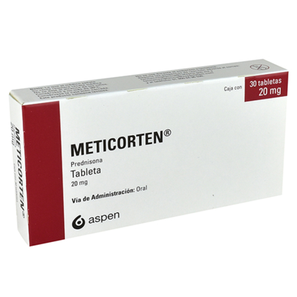Meticorten 20 mg 30 Tabs (Prednisone)