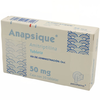 Elavil Anapsique Amitriptyline 50 mg 20 tabs