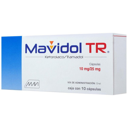 Ketorolac Tramadol Generic 10mg /25mg 10 Caps