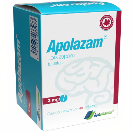 Apolazam Lorazepam 2 mg 40 tabs