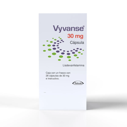 Vyvanse&reg; (Lisdexamfetamine Dimesylate) 30 mg&nbsp;28 Caps