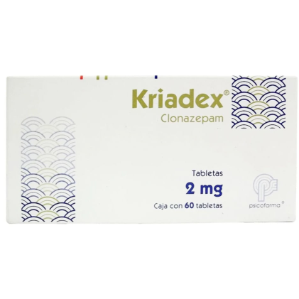 Kriadex Clonazepam 2 mg 60 tabs