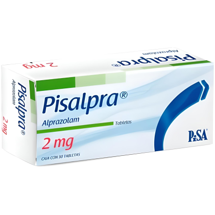 Pisalpra Alprazolam 2 mg 30 tabs