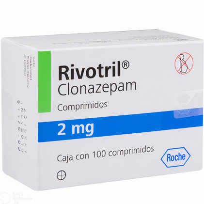 Rivotril clonazepam 2 mg 100 tabs