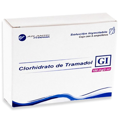 Tramadol Generic 100mg/2ml 5 Ampoules